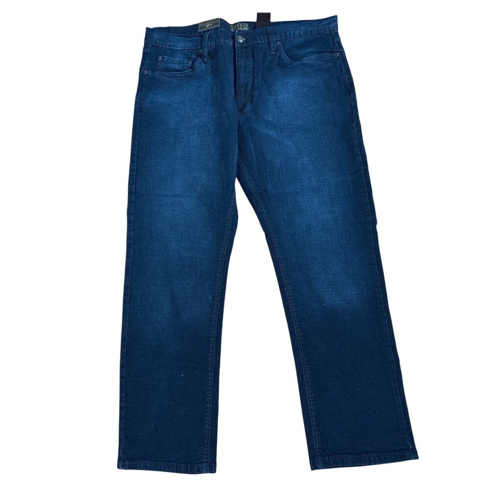 Urban Star Jeans Mens Dark Wash Straight Leg 40X31 Cotton & Spandex Blend New